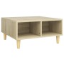 Mesa de centro madera contrachapada roble Sonoma 60x60x30 cm de vidaXL, Mesas de centro - Ref: Foro24-805980, Precio: 43,11 €...