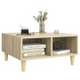 Mesa de centro madera contrachapada roble Sonoma 60x60x30 cm de vidaXL, Mesas de centro - Ref: Foro24-805980, Precio: 43,11 €...