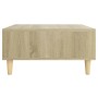 Mesa de centro madera contrachapada roble Sonoma 60x60x30 cm de vidaXL, Mesas de centro - Ref: Foro24-805980, Precio: 43,11 €...