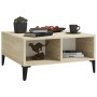 White and oak plywood coffee table 60x60x30 cm by vidaXL, Coffee table - Ref: Foro24-805991, Price: 39,99 €, Discount: %