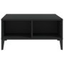 Black plywood coffee table 60x60x30 cm by vidaXL, Coffee table - Ref: Foro24-805987, Price: 43,87 €, Discount: %