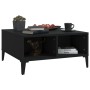 Black plywood coffee table 60x60x30 cm by vidaXL, Coffee table - Ref: Foro24-805987, Price: 43,87 €, Discount: %