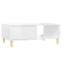 Plywood white glossy coffee table 90x60x35 cm by vidaXL, Coffee table - Ref: Foro24-806001, Price: 66,05 €, Discount: %