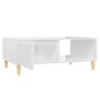 Plywood white glossy coffee table 90x60x35 cm by vidaXL, Coffee table - Ref: Foro24-806001, Price: 66,05 €, Discount: %