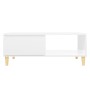 Plywood white glossy coffee table 90x60x35 cm by vidaXL, Coffee table - Ref: Foro24-806001, Price: 66,05 €, Discount: %