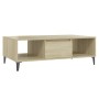 Oak-colored plywood coffee table 103.5x60x35 cm by vidaXL, Coffee table - Ref: Foro24-806025, Price: 45,12 €, Discount: %