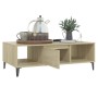 Oak-colored plywood coffee table 103.5x60x35 cm by vidaXL, Coffee table - Ref: Foro24-806025, Price: 45,12 €, Discount: %