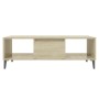 Oak-colored plywood coffee table 103.5x60x35 cm by vidaXL, Coffee table - Ref: Foro24-806025, Price: 45,12 €, Discount: %