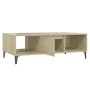 Oak-colored plywood coffee table 103.5x60x35 cm by vidaXL, Coffee table - Ref: Foro24-806025, Price: 45,12 €, Discount: %