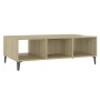 Oak-colored plywood coffee table 103.5x60x35 cm by vidaXL, Coffee table - Ref: Foro24-806025, Price: 45,12 €, Discount: %