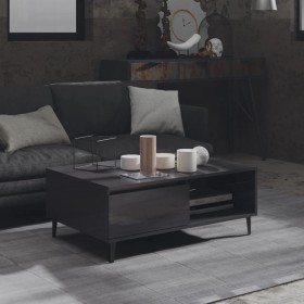 Glossy gray plywood coffee table 90x60x35 cm by vidaXL, Coffee table - Ref: Foro24-806012, Price: 67,99 €, Discount: %