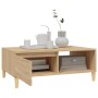 Mesa de centro madera contrachapada roble Sonoma 90x60x35 cm de vidaXL, Mesas de centro - Ref: Foro24-805998, Precio: 61,99 €...