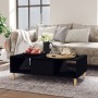 Black plywood coffee table 103.5x60x35 cm by vidaXL, Coffee table - Ref: Foro24-806014, Price: 75,82 €, Discount: %