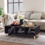 Glossy gray plywood coffee table 103.5x60x35 cm by vidaXL, Coffee table - Ref: Foro24-806021, Price: 60,28 €, Discount: %