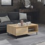 Mesa de centro madera contrachapada color roble 90x60x35 cm de vidaXL, Mesas de centro - Ref: Foro24-806007, Precio: 64,88 €,...