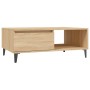 Mesa de centro madera contrachapada color roble 90x60x35 cm de vidaXL, Mesas de centro - Ref: Foro24-806007, Precio: 64,88 €,...