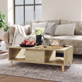 Oak-colored plywood coffee table 103.5x60x35 cm by vidaXL, Coffee table - Ref: Foro24-806016, Price: 54,99 €, Discount: %