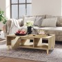 Oak-colored plywood coffee table 103.5x60x35 cm by vidaXL, Coffee table - Ref: Foro24-806016, Price: 54,99 €, Discount: %