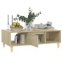 Oak-colored plywood coffee table 103.5x60x35 cm by vidaXL, Coffee table - Ref: Foro24-806016, Price: 54,99 €, Discount: %