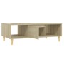 Oak-colored plywood coffee table 103.5x60x35 cm by vidaXL, Coffee table - Ref: Foro24-806016, Price: 54,99 €, Discount: %