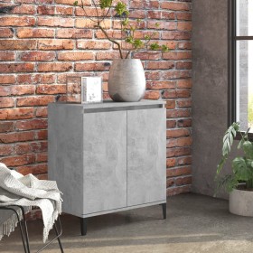 Aparador de madera contrachapada gris hormigón 60x35x70 cm de vidaXL, Aparadores - Ref: Foro24-806080, Precio: 54,40 €, Descu...