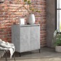 Concrete gray plywood sideboard 60x35x70 cm by vidaXL, Sideboards - Ref: Foro24-806080, Price: 54,40 €, Discount: %