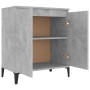 Concrete gray plywood sideboard 60x35x70 cm by vidaXL, Sideboards - Ref: Foro24-806080, Price: 54,40 €, Discount: %