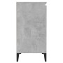 Aparador de madera contrachapada gris hormigón 60x35x70 cm de vidaXL, Aparadores - Ref: Foro24-806080, Precio: 54,30 €, Descu...