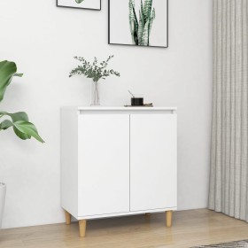 Aparador con patas madera contrachapada blanco 60x35x70 cm de vidaXL, Aparadores - Ref: Foro24-806067, Precio: 67,08 €, Descu...