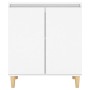 Sideboard mit weißen Sperrholzbeinen 60x35x70 cm von vidaXL, Sideboards - Ref: Foro24-806067, Preis: 81,61 €, Rabatt: %