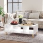 Glossy white plywood coffee table 103.5x60x35cm by vidaXL, Coffee table - Ref: Foro24-806019, Price: 74,16 €, Discount: %