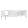 Glossy white plywood coffee table 103.5x60x35cm by vidaXL, Coffee table - Ref: Foro24-806019, Price: 74,16 €, Discount: %