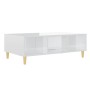 Glossy white plywood coffee table 103.5x60x35cm by vidaXL, Coffee table - Ref: Foro24-806019, Price: 74,16 €, Discount: %