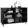 Glossy black plywood sideboard 103.5x35x70 cm by vidaXL, Sideboards - Ref: Foro24-806047, Price: 67,03 €, Discount: %