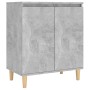 Concrete gray plywood sideboard and legs 60x35x70 cm by vidaXL, Sideboards - Ref: Foro24-806071, Price: 69,18 €, Discount: %