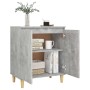 Concrete gray plywood sideboard and legs 60x35x70 cm by vidaXL, Sideboards - Ref: Foro24-806071, Price: 69,18 €, Discount: %