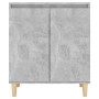 Concrete gray plywood sideboard and legs 60x35x70 cm by vidaXL, Sideboards - Ref: Foro24-806071, Price: 69,18 €, Discount: %