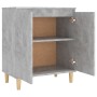 Concrete gray plywood sideboard and legs 60x35x70 cm by vidaXL, Sideboards - Ref: Foro24-806071, Price: 69,18 €, Discount: %