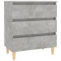 Betongraues Sperrholz-Sideboard 60x35x69 cm von vidaXL, Sideboards - Ref: Foro24-806089, Preis: 77,37 €, Rabatt: %