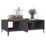 Mesa de centro de madera contrachapada gris 103,5x60x35cm de vidaXL, Mesas de centro - Ref: Foro24-806024, Precio: 46,49 €, D...