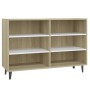 White and oak plywood sideboard 103.5x35x70 cm by vidaXL, Sideboards - Ref: Foro24-806045, Price: 75,72 €, Discount: %