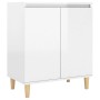 Sideboard and legs glossy white plywood 60x35x70 cm by vidaXL, Sideboards - Ref: Foro24-806073, Price: 79,10 €, Discount: %