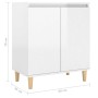 Sideboard and legs glossy white plywood 60x35x70 cm by vidaXL, Sideboards - Ref: Foro24-806073, Price: 79,10 €, Discount: %