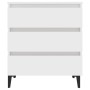 White plywood sideboard 60x35x69 cm by vidaXL, Sideboards - Ref: Foro24-806094, Price: 84,98 €, Discount: %