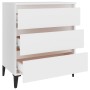 White plywood sideboard 60x35x69 cm by vidaXL, Sideboards - Ref: Foro24-806094, Price: 84,98 €, Discount: %