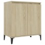 Aparador de madera contrachapada color roble Sonoma 60x35x70 cm de vidaXL, Aparadores - Ref: Foro24-806079, Precio: 60,90 €, ...