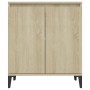 Aparador de madera contrachapada color roble Sonoma 60x35x70 cm de vidaXL, Aparadores - Ref: Foro24-806079, Precio: 60,90 €, ...