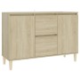 Engineered wood sideboard in Sonoma oak 101x35x70 cm by vidaXL, Sideboards - Ref: Foro24-806106, Price: 89,61 €, Discount: %