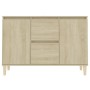 Aparador madera de ingeniería roble Sonoma 101x35x70 cm de vidaXL, Aparadores - Ref: Foro24-806106, Precio: 82,04 €, Descuent...