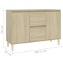 Engineered wood sideboard in Sonoma oak 101x35x70 cm by vidaXL, Sideboards - Ref: Foro24-806106, Price: 89,61 €, Discount: %